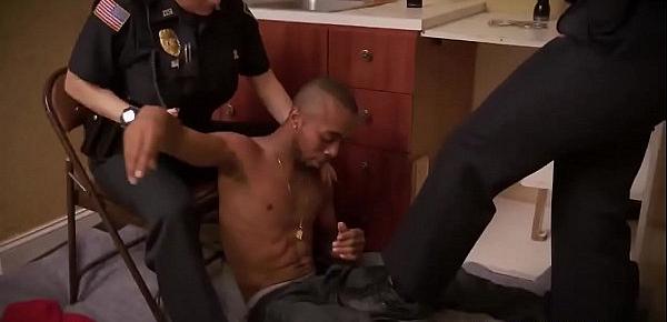  Cops forcing black stud into pleasing